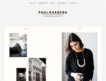 Tablet Screenshot of paulbarbera.com